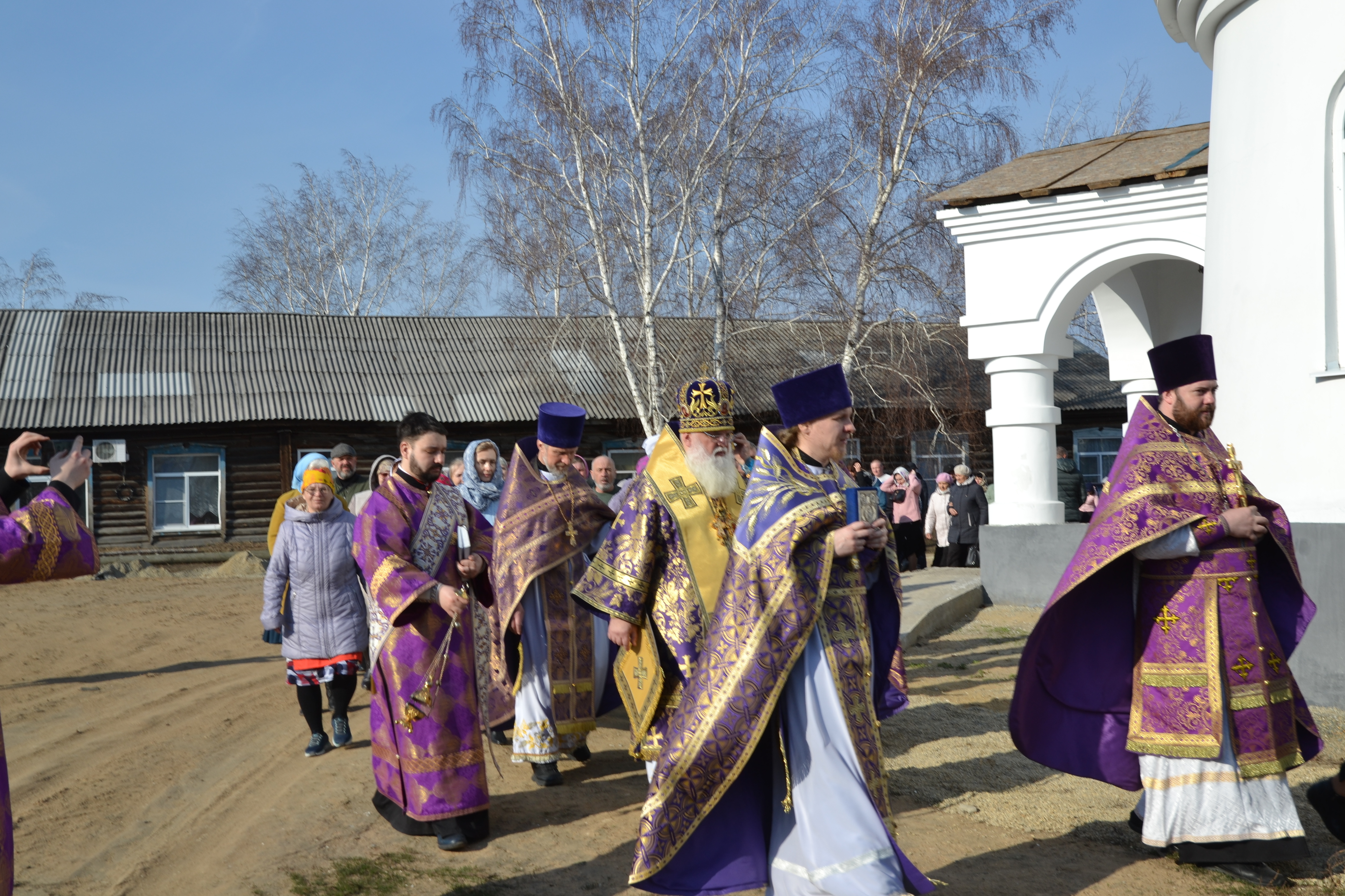В Ключевском районе освятили Храм.