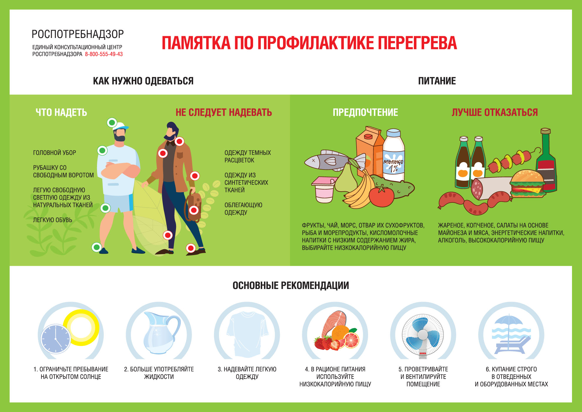 Роспотребнадзор информирует.